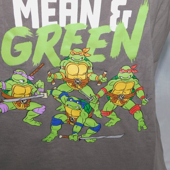 Keeping It Lean Mean & Green TMNT Mens L T Shirt Teenage Mutant Ninja Turtles - Picture 3 of 7